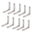 ROSENICE 10 Pcs Tiny Hinges for Crafts Wooden Box High Performance 1