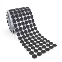 Benzi Velcro rotunde autoadezive (1 cm) pachet de 500