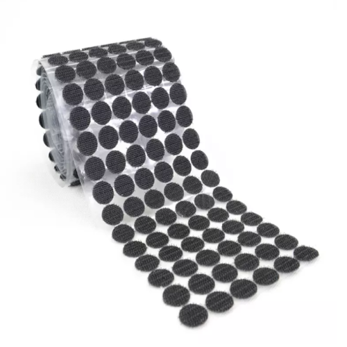 Benzi Velcro rotunde autoadezive (1 cm) pachet de 500