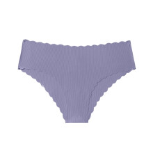 Dam Seamless Hipster No Show Osynlig Issiden Stretchunderkläder Pack Bikiniunderkläder Trosa Lila XS