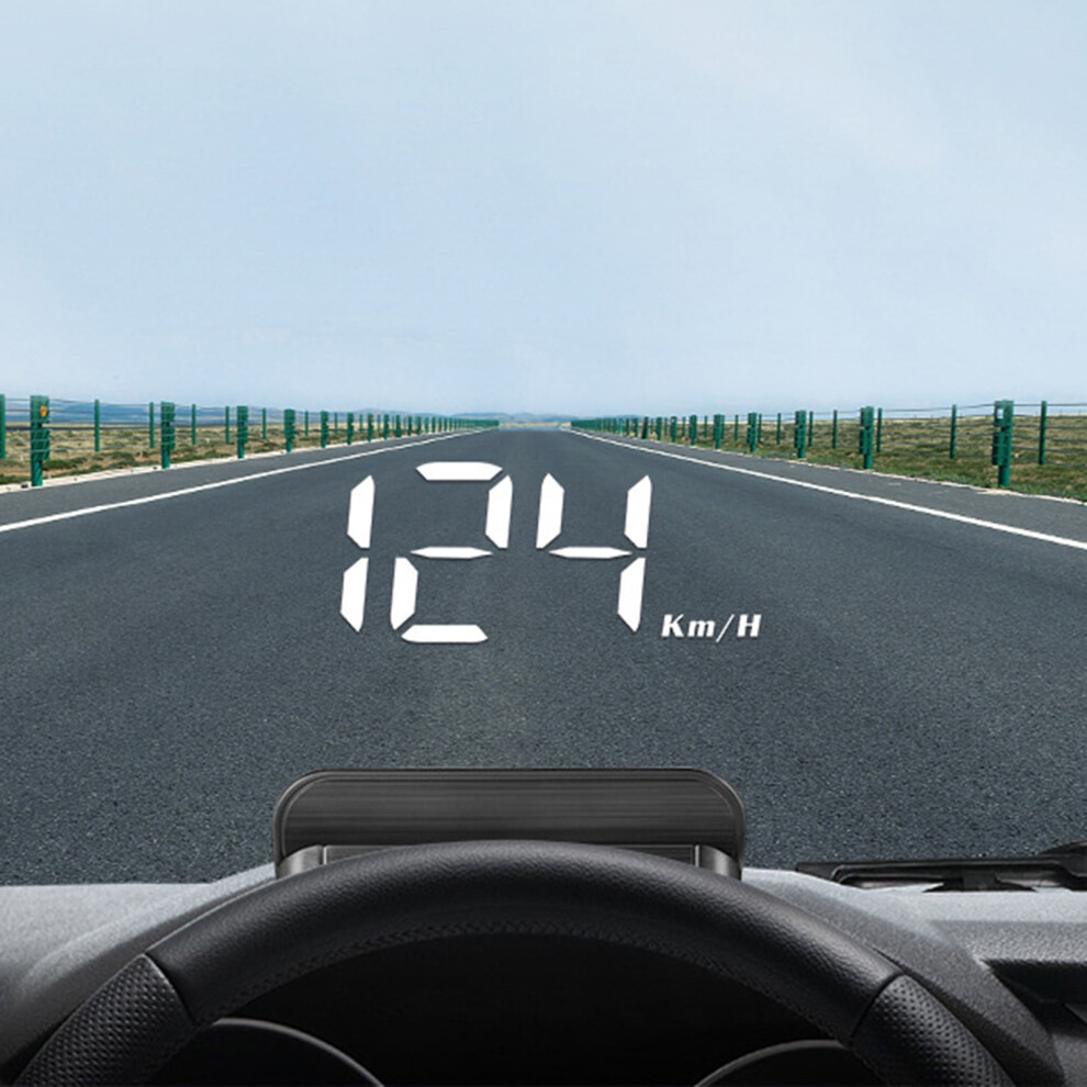 Car Hud Speedometer With Usb Interface Â Displays Speed, Direction, Overspeed Alert & Fault Clear Â Compatible With Universal Vehicles 9448483942140