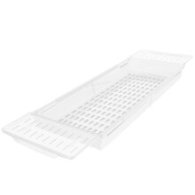Bathtub Tray Transparent 1Pack 22.2x7.1x1.8in