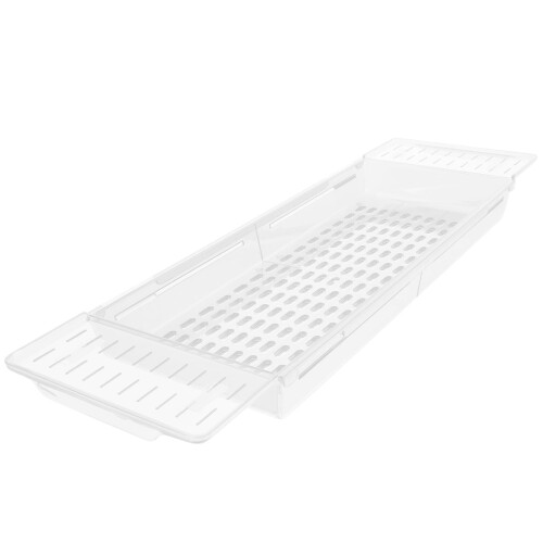 Bathtub Tray Transparent 1Pack 22.2x7.1x1.8in