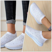ROSENICE Breathable Shoes Mesh Sneakers Comfortable Woman Miss