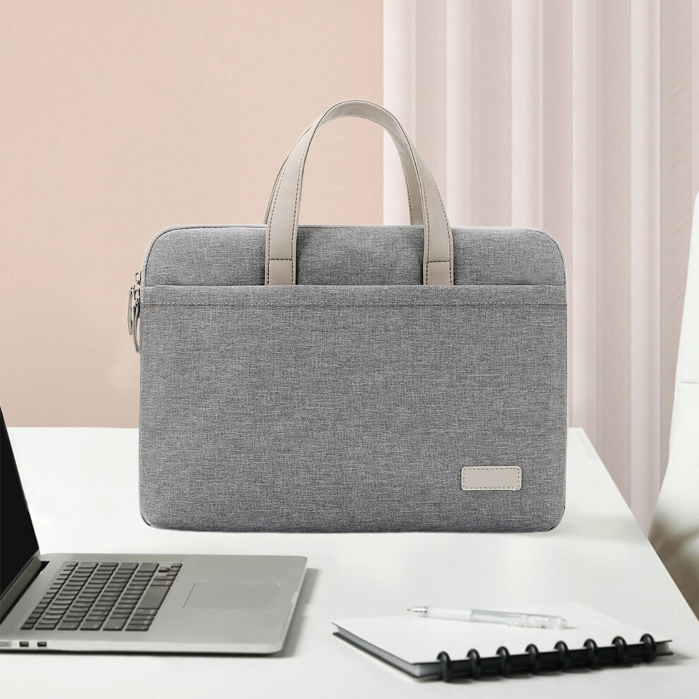 13.3-14" Laptop Bag – Lightweight Business Briefcase, Waterproof & Scratch-Resistant, Stylish Polyester/Velour Design 9448483944120