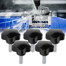 5 Pcs Twist Knob Nuts M10x50x30 for Lathes and Equipment Australia