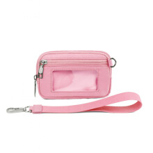 PVC Card Wallet Wrist Bag – Portable Coin Pouch & Card Holder for Travel/Daily Use, Compatible with Bank Cards