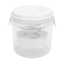 Large Capacity Clear Pickle Jar – Food‑Grade PP Fermentation Crock with Pressure Plate for Kimchi, Sauerkraut & More