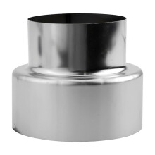 Stainless Steel Flue Liner Reducer/ Tubing Connector Chimney Adaptor Stove Pipe Ø80mm/Ø60mm
