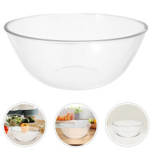 Clear Glass Mixing Bowls Salad Container Soup Bowl Food Storage Bowls Glass Fruit Bowl Clear Mixing Bowls Mixing Glass Bowls
