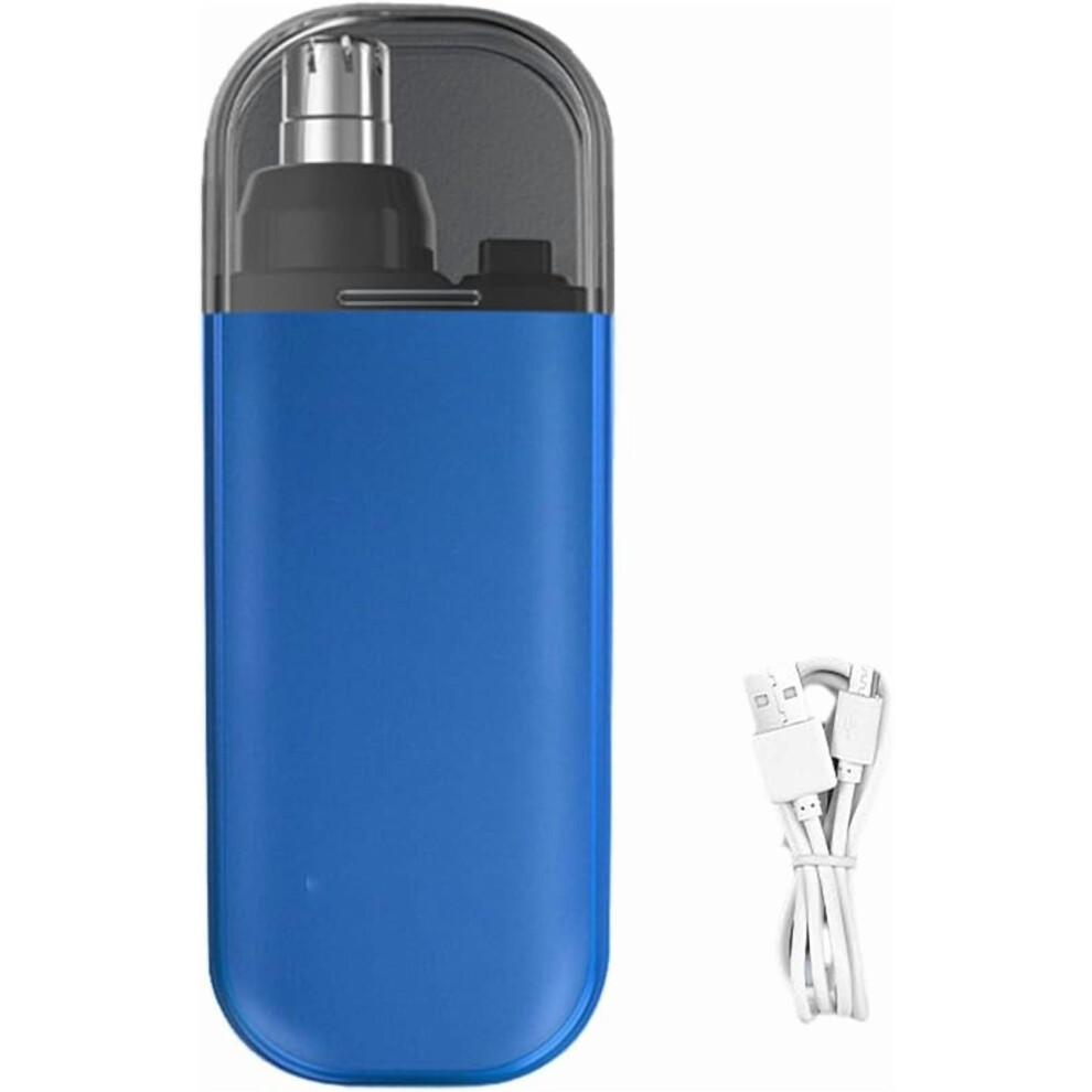 Portable Nose Hair Trimmer, Portable Nose Hair Trimmer Rechargeable for Men Women, IPX7 Waterproof Detachable Head (1pcs)