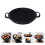 BBQ Roasting Pan Non-Stick Indoor Barbecue Tray Black 1 Pack 1
