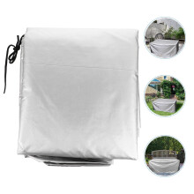 Phenofice tuinstoelhoezen, waterdicht polyester, zilverkleurig, 1 set