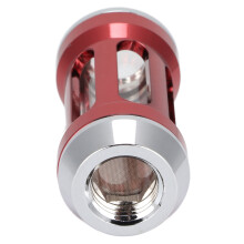 Water Cooling Filter Brass Acrylic G1/4 Female Thread Computer Cooler Silver