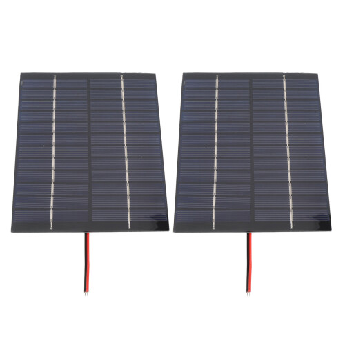 2W 12V Polykrystallines Solarmodul Ladegerät 110x136mm 2