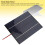2 Stück Solarpanel 12V 2W 110x136mm mit 1