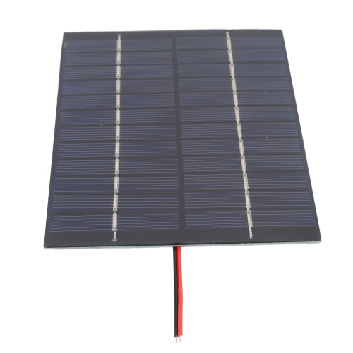 2W 12V Solarpanel Set 110x136mm mit Kabel