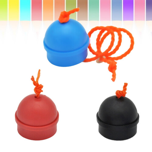3Pcs Cue Chalk Holder Retractable Strap Billiards Accessories in Mixed Assorted Colors