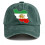 Iran Flag Map Baseball Cap for Men Green Adjustable 1