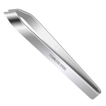 Fish Tweezers Stainless Steel Flat and Pointed 2-Piece