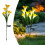 Solar Garden Lights with 8 Lily Flowers 2-Pack 1