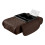 Car Console Organizer with Cup Holder Brown 1