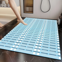 Non-Slip Bathroom Mat with Wall-Mounted Suction Cups, ABS, Easy Clean, Strong Water Absorption, Safe Bath Rug – Compatible with Standard Bathrooms