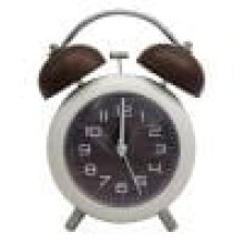 Luminous Silent Alarm Clock for Kids – Night Light, Mechanical Bells, Cute Desktop Design (12.5x9x5cm)