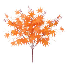 Artificial Maple Leaf Autumn Table Decor | Rustic Dining Centerpiece for Thanksgiving Place Settings and Seasonal Tablescape Enhancement