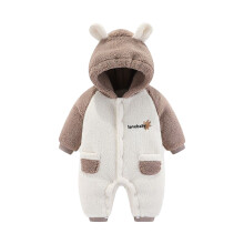 Baby snowsuit coat unisex hooded romper 3-6 months