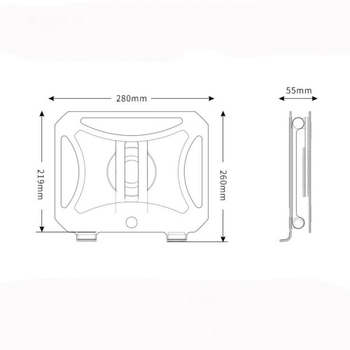 Adjustable Aluminum Laptop Stand 360 Rotating Foldable Riser with Heat Dissipation and Stable Support 1