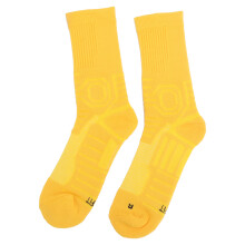 Breathable Sports Socks 1Pair for Basketball Football Athletic AntiSlip Yellow