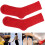 Sportsocken Rot Mesh Stoßdämpfend 1 Paar 4