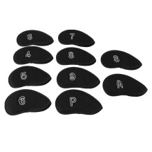 10pcs Golf Club Head Covers Nylon Mesh