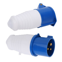 Dual Industrial Power Plugs 3Pin Waterproof 16A 220V Explosion-Proof 1-Phase