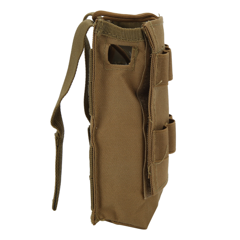 Waterproof Mini Radio Pouch Tan - 10X6x16cm Walkie Talkie Holster 3741391484785