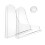 Clear Shower Splash Deflectors Set of 2 18
