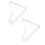 Clear Shower Splash Deflectors Set of 2 7