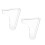 Clear Shower Splash Deflectors Set of 2 14