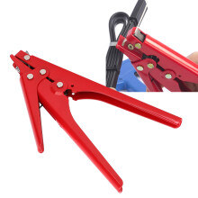 HS-519 Portable Nylon Cable Tie Gun Easy Wire Bundling & Cutting Hand Tool