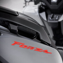 Honda FORZA 3D Emblem Decals Red Pair
