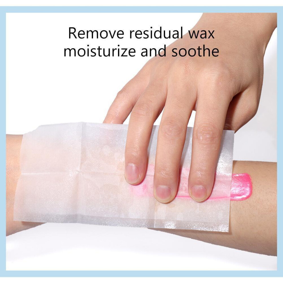 20 Pcs Lemon Scent Wax Removal Wipes 3g Individually Packed