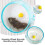 Hamster Exercise Wheel Non-Slip Quiet 12cm 3