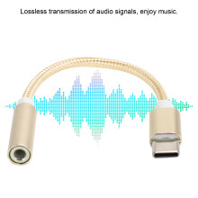 Braided USB-C to 3.5mm Headphone Adapter