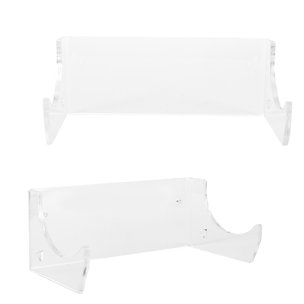 2Pcs Acrylic Skateboard Wall Hanger 19X10x7.5cm Storage Rack 9321391486220