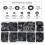 Nylon Flat Washers Black M2-M10 500 pcs 6