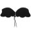 Silicone Strapless Wireless Push-Up Bra Black B Cup 15