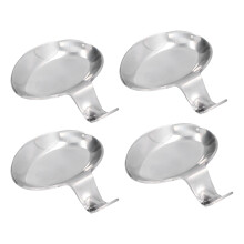 4Pcs Stainless Steel Spoon & Chopstick Holders Compact & Strong for Kitchen Use