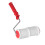 7-Inch Brick Roller Paint Tool Red+White Plastic Wall Decor DIY 4