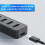 Διανομέας USB 3.0 4 θυρών με τροφοδοτικό και Type-C – Συμβατό με φορητό υπολογιστή/PC, 6